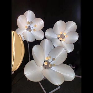 LT250011-3 nóng bán trang trí đám cưới dẫn hoa mẫu đơn hoa đèn pha lê centerpieces hoa đèn cho đám cưới - Product Image 3