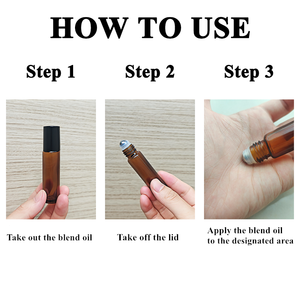 ขวดน้ำมันหอมระเหยแบบม้วนใส่น้ำมันช่วยหายใจเรียบและลดความแออัดของจมูกหายใจได้ง่าย - Product Image 6