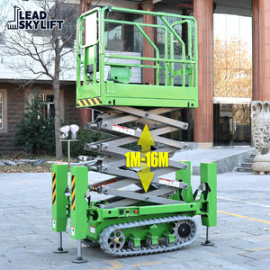 CE 4m 6m 8m 10m 12m 14m 16m 소형 스카이잭 트랙형 자동차 스캐폴딩 리프트 유압식 시저 리프트 - Product Image 1