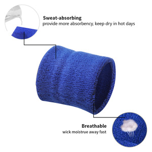 Sweatband Wristband Adult 8x7.5cm Child 7.5x5.5cm Polyester Breathable For Yoga Fitness Running Basketball Badminton - Product Image 4