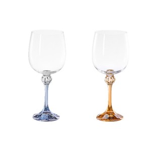 Juliet Style Red Wine Glass Gift Box 340ml Lead Free Crystal European Design For Wedding Adults Set - Product Image 2