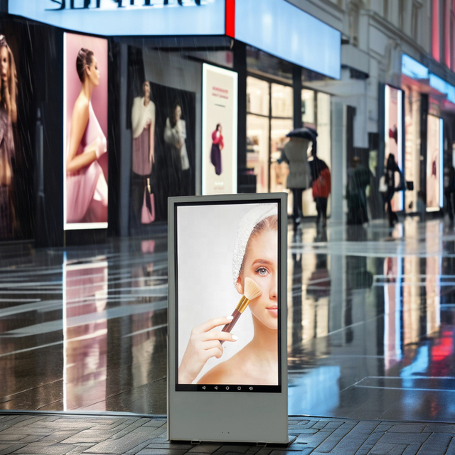Factory Direct 43-Inch High-Brightness HD LCD Advertising Kiosk Display Android WiFi Outdoor Intelligent Machine High Visibility