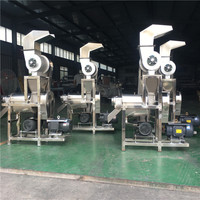 Industriële roestvrijstalen schroefpers sapcentrifuge hoge capaciteit 220V/380V 1.5kW model MA-0.5 voor fruit- en groenteverwerking