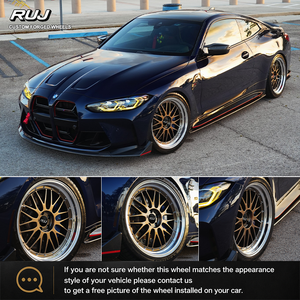 Jantes en alliage forgé sur mesure, jantes de luxe haute performance, style <span class=keywords><strong>LM</strong></span>, 18, 19, 20 pouces, 5x112, 5x120 pour Mercedes AMG C63 E63 BMW M5 Porsche - Product Image 2