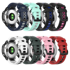 <span class=keywords><strong>Bracelet</strong></span> en silicone bicolore Correa pour montre Garmin <span class=keywords><strong>Fenix</strong></span> 7 7s 7x <span class=keywords><strong>6s</strong></span> 6 6x Bande en caoutchouc 20mm 22mm 26mm - Product Image 3