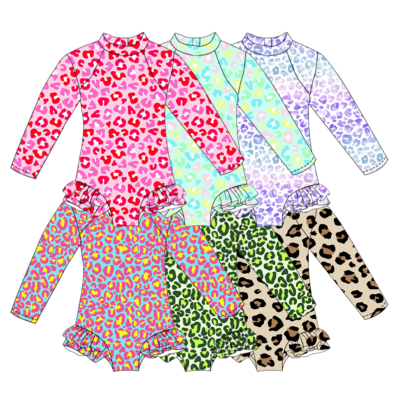 Custom Print OEM Hawaiian Print Swimwear