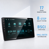 Autoradio double DIN 2 Go 64 Go avec écran tactile Wifi, processeur Quad Core, écran IPS 720*1280, CarPlay, Android Auto et Mirror Link
