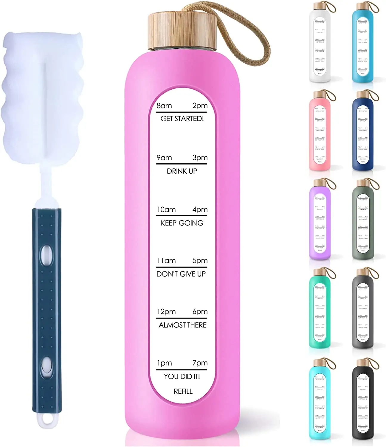 Glass water bottle brand