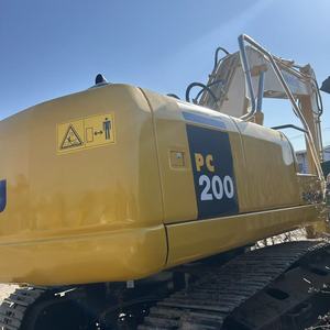 Excavatrice sur chenilles Komatsu PC200 d'occasion, 20 tonnes, d'origine japonaise, en bon état - Product Image 1
