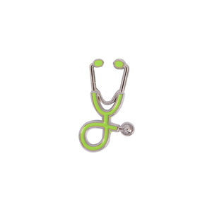 Oro Argento Stetoscopio studentdoctor infermieristica Pin Smalto Morbido Pin per medico infermiere coat - Product Image 5
