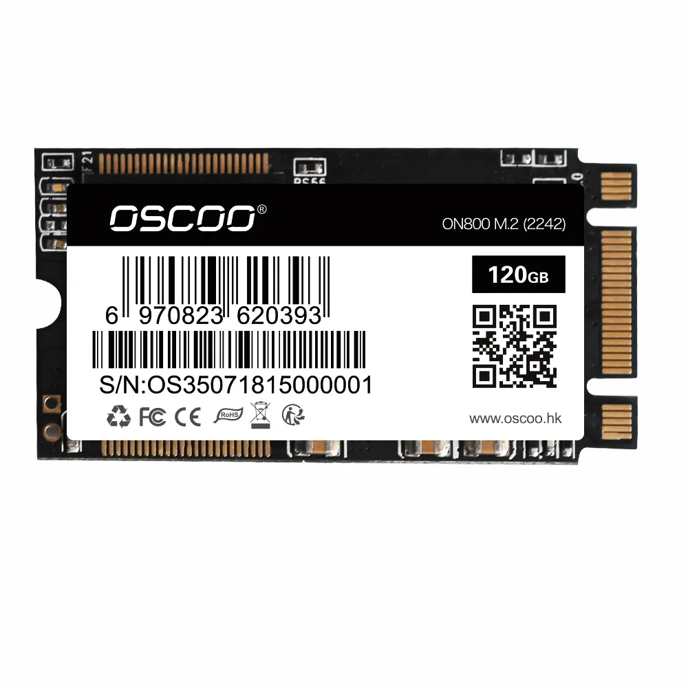 OSCOO migliore qualità M.2 ssd 1tb Disco SATA 512gb dischi rigidi 128gb 256GB per MINI Computer riparazione PC ultrasottile M.2 2242 SSD da 2tb