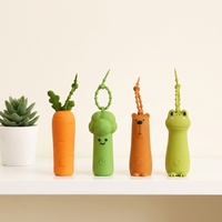Nouvelle arrivée, lampe torche portable rechargeable, lampe à LED pour porte-clés, lumière de nuit en silicone en forme d'animal pour enfants, cadeau pour bébé