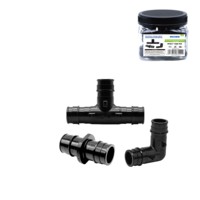 Kit de raccords KING SMART 1/2 PPSU, couplage, té, coudes, installation facile, sans plomb (USA Canada, livraison gratuite)