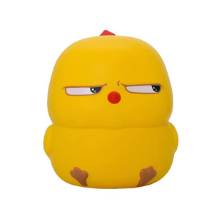 Wo Bi Ji Pinch Le, Juguete Antiestrés de Espuma PU de Rebote Lento, Muñeco de Dibujos Animados de Pollo Amarillo Pequeño, Figura de Escritorio, Douyin - Product Image 5