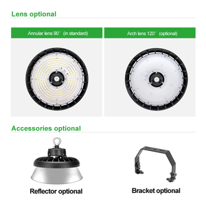 Función de luz LED Highbay de almacén de fábrica de lúmenes altos Personalizar 100W/150W/200W/240W Temperatura de color conmutable - Product Image 5