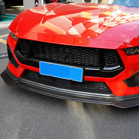 Shasha 2024+ pour Ford Mustang, garniture inférieure de pare-chocs avant en fibre de carbone, accessoire intérieur de voiture réel, accessoires extérieurs