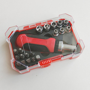 Lixin 20-Piece 1/4 Inch Ratchet Screwdriver Bit Socket Set Hand Tool Kit Metric Imperial Home Use - Product Image 1