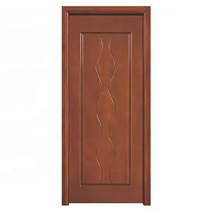 أبواب خشبية كلاسيكية بتصميم بسيط من CASEN للبيع بالجملة لأبواب غرف النوم الأثاث الداخلي ببورق شجر للمنازل