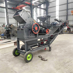 Điện Diesel 400*300 Di Động Máy Nghiền Búa Đá Giá Cả Hợp Lý Pebble Máy Nghiền Sanding Di Động Xây Dựng Quặng Khai Thác Mỏ - Product Image 3