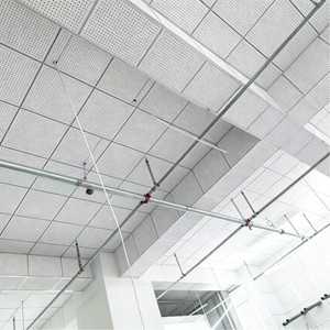 <span class=keywords><strong>Plafond</strong></span> en fibres minérales perforées ignifuge et insonorisant pour centre de données, salle de serveurs, salle électrique - Product Image 4