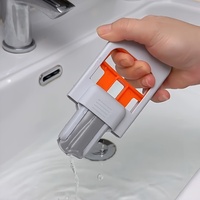Mini serpillière éponge, lavage mains libres, mini serpillière portable super absorbante pour le nettoyage du bureau, du sol, de la salle de bain, de la cuisine, du verre, de la voiture