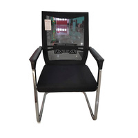 Chaise de bureau ergonomique en maille respirante à dossier haut et support lombaire, la moins chère