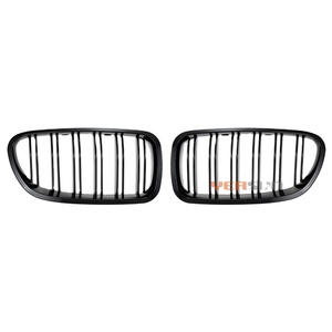 Reemplazo parte doble listón negro brillante F10 F11 F18 frente riñón rejilla para <span class=keywords><strong>BMW</strong></span> <span class=keywords><strong>5</strong></span> Series 2010, 2011, 2012, 2013 2014, 2015, <span class=keywords><strong>2016</strong></span>, 2017 - Product Image 1