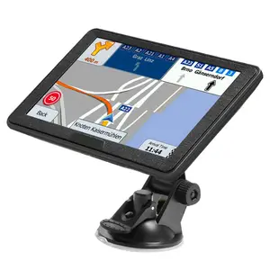 모든 자동차 트럭 트럭을위한 최신 SAT NAV EU 미국 영국지도가있는 7 인치 글로벌 대시 보드 GPS 네비게이션 장치