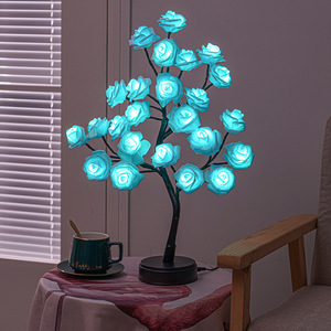 2024 New Atmosphere Colored <b>Light</b> Detachable Valentine's Day Night <b>Light</b> Decoration Rose LED <b>Tree</b> Christmas <b>Light</b> - Product Image 5