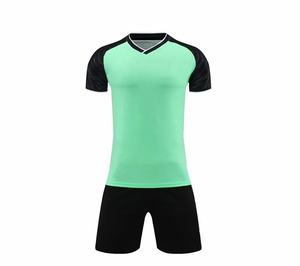 批发定制风扇纪念运动衫100% 涤纶透气快干v领短袖自动切割 - Product Image 5