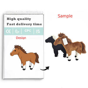 ของเล่นตุ๊กตาม้าตุ๊กตามาสค็อตปรับแต่งได้ - Product Image 1