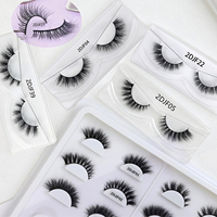 Vente en gros de faux cils courts en vison 3D faux cils naturels faux cils maquillage extension de cils en vison 10-13mm