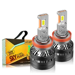 S21 nuovo design 6075 clip 200W 20000LM 12V Luces Led Para Auto Car Led Light Led ad alta potenza H7 H4 H11 H1 9005 9006 faro a Led