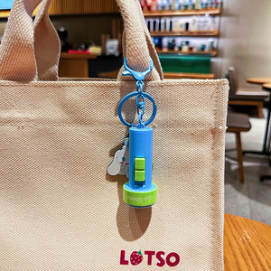 Llavero con Linterna LED de Animales Adorables, Colgante de Plástico para Mochila, Llaves de Coche, Regalos para Parejas - Product Image 3
