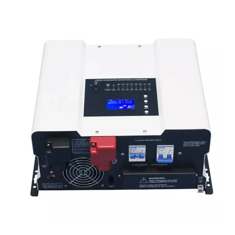 Off Grid Omvormer 5kw 6kw 8kw 10kw 12kw 48V 96vdc 110V/220V Ac Met Zonne-Energie Lading Mppt Controller20a 30a 50a 60a
