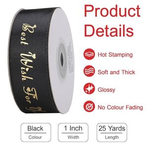Cinta de Grosgrain Personalizada con Logotipo Impreso en Satén, 3D Suave, para Empaque de Regalos - Product Image 6
