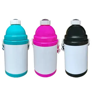 Penjualan Laris DIY Personalisasi Logo Balita Di Luar Pegangan Piknik Botol Sublimasi Kosong Botol Air Anak