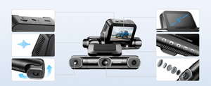 AZDOME Dash Cam M660 2K+3*1080P 4CH Car <strong>DVR</strong> GPS 5G Wifi Built-in 128GB EMMC Voice Control 24H Parking Monitor <strong>Super</strong> Night Vision - Product Image 3
