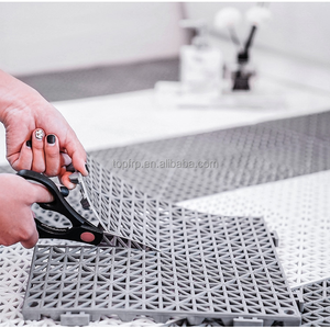 Alfombrillas de suelo de PVC entrelazadas de rejilla de plástico a precio de fábrica - Product Image 4