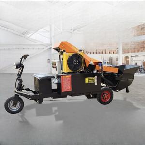 مضخة خرسانة ديزل للبيع، مضخة خرسانة صغيرة متحركة مثبتة على شاحنة بسعر مناسب - Product Image 1