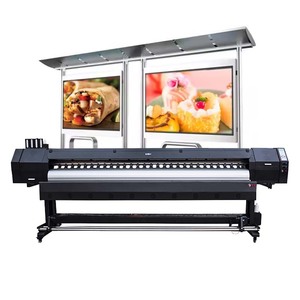 Mesin Printer Eco-solvent Yinghe Factory I3200 2 Kepala 320cm 3.2m untuk Kanvas dan Terpal - Product Image 1