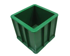 15cm plastic concrete test cube moulds