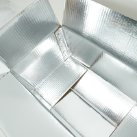 Carton d'expédition isotherme pour aliments congelés, emballage thermique en carton, boîte d'expédition isotherme en aluminium
