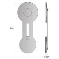 Support de téléphone portable magnétique invisible dissimulé pour tableau de bord de voiture et écran d'ordinateur