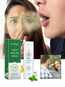 Spray Bucal Herbal de Menta, Spray Oral Antibacteriano Natural para un <span class=keywords><strong>Aliento</strong></span> Fresco Instantáneo, Cuidado Bucal de Larga Duración, Unisex, OEM - Product Image 2