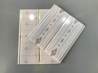 Plafonds en bois estampés à chaud des Philippines, panneaux de plafond en PVC, dalles de plafond en PVC