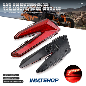 Luces Traseras de Freno Diurnas Compatibles con <span class=keywords><strong>Bombardier</strong></span> 17-24 <span class=keywords><strong>Maverick</strong></span> <span class=keywords><strong>X3</strong></span> TURBO DS RC UTV, Nuevas, Venta Directa de Fábrica, Color Rojo, INMT - Product Image 4