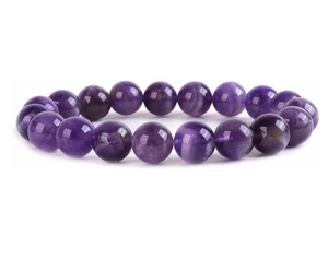 <span class=keywords><strong>Prix</strong></span> usine classique 8mm améthyste perles rondes Bracelet Chakra cristal Quartz pierres précieuses bouddhisme bijoux d'anniversaire - Product Image 1