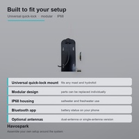 Système d'assistance à la planche hydrofoil Hot Havospark 43 kg de poussée IP68 Verrouillage rapide universel pour le surf hydrofoil et la vente en gros OEM