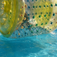 Balle aquatique gonflable de haute qualité à bas prix, balle aquatique en PVC colorée pour enfants et adultes, jeu d'amusement